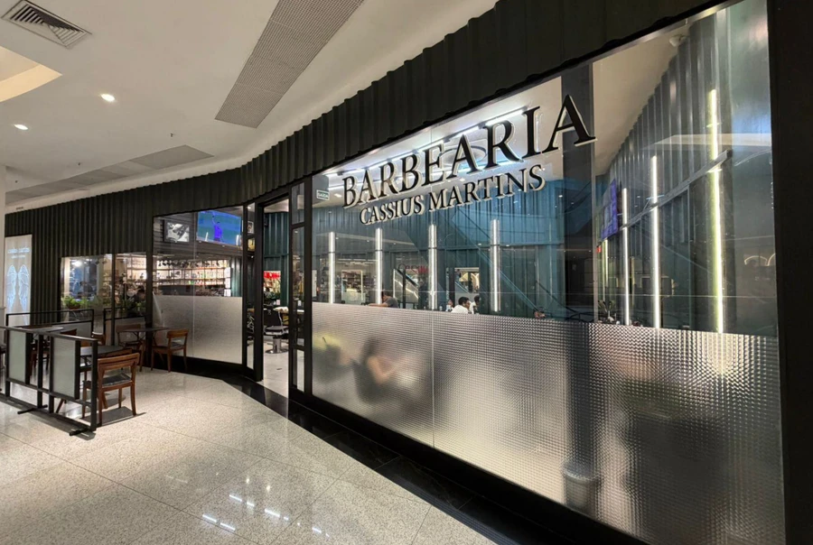 CM Barbearia — Shopping Boulevard · Belém, PA. Obra executada pela GEO Engenharia.